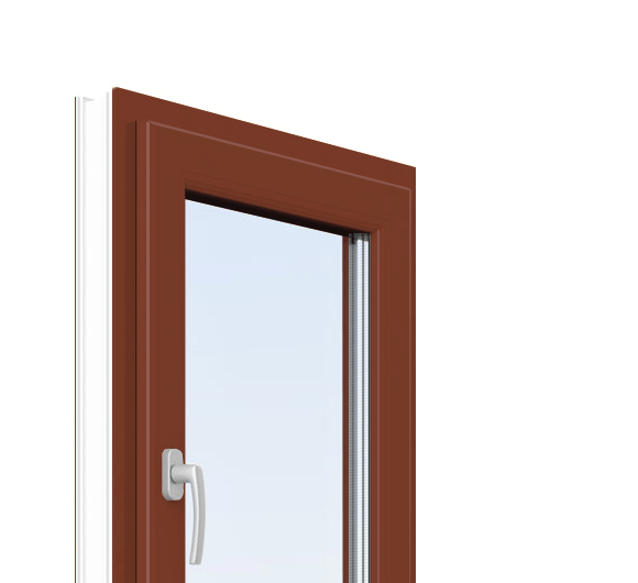Окно в цвете покраски 12